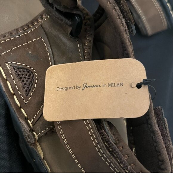 Jousen Men's Hiking Sandals Size 10 Arch Support Casual Genuine Leather - Picture 3 of 6